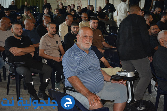 لقاء انخابي حاشد للقائمة الموحدة في بيت الأخ اكرم عابد في جلجولية 
